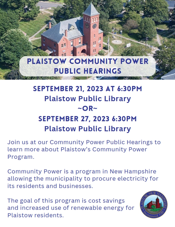 Community Power Flyer