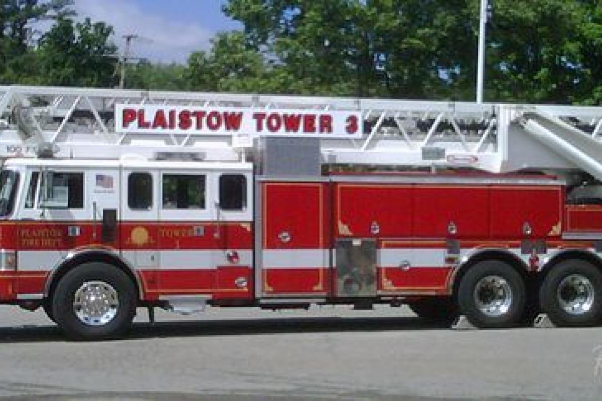 Plaistow Tower 3 - 1991 Pierce Arrow 100' Aerial Tower Ladder