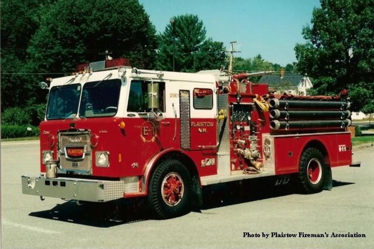39-Engine 1 - 1977 Brockway Pumper, 1,000 Gallon Per Minute Pump, and 750 Gallons of Water. This apparatus was donated to the Brentwood Drill Yard for fire recruits to use in training as they become certified fireifghters by the state.