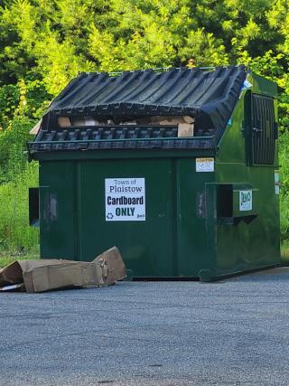 CARDBOARD RECYCLING DUMPSTERS | Town of Plaistow NH