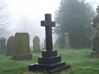 Cemetery grave stone