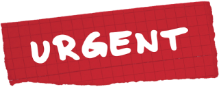 Urgent sign