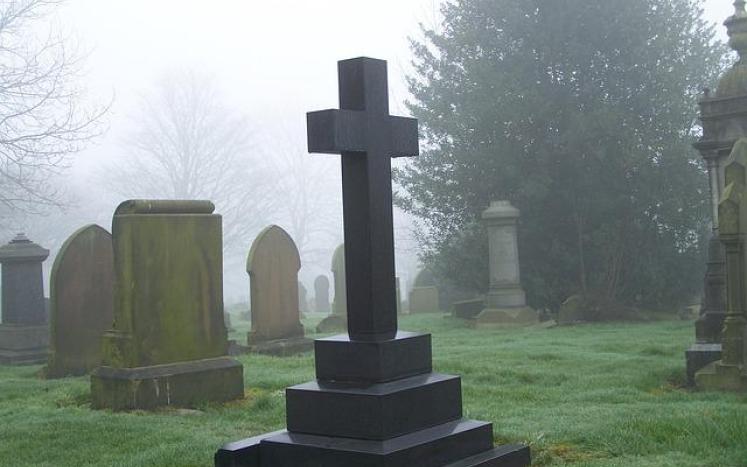 Cemetery grave stone