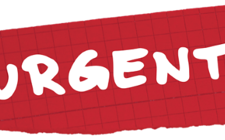 Urgent sign